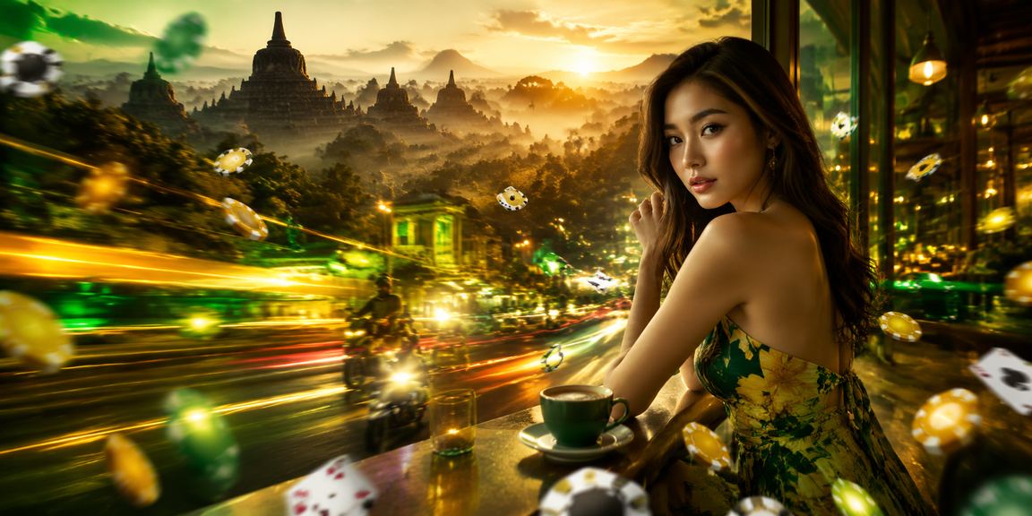 Seseorang bermain permainan kartu sambil minum kopi di Vietnam